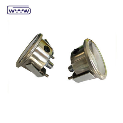 Qualität  Axial 2.5" U-Clamp Pressure Gauge Manometer / Back Connection Pressure Gauge usine