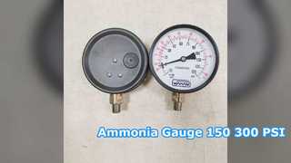 100 mm Ammoniak-Manometer 150 300 PSI