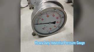 Robustes 250-mm-Edelstahl-Manometer