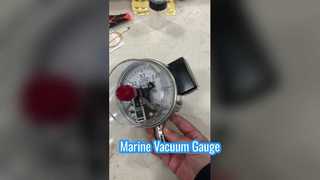 4" 100 mm 0~0,6 MPa komplett aus Edelstahl mit explosionsgeschützter Rückseite.