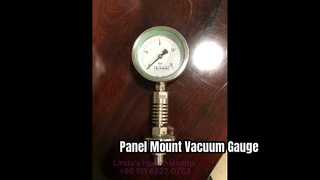 komplett aus Edelstahl, mittlerer Druck, 0–1,6 MPa/0–230 psi, Doppelskala; 0–16 bar, Einzelskala; hoher Druck