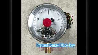 4" 100mm elektrisches Kontaktmanometer