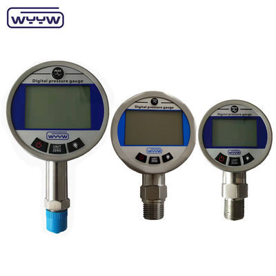 Digitales Gasdruckmessgerät aus Edelstahl 65 mm mit 4-5 Digitalen LCD-Displays