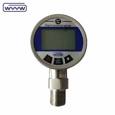 Digitales Gasdruckmessgerät aus Edelstahl 65 mm mit 4-5 Digitalen LCD-Displays