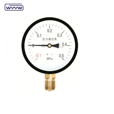 10,6%Fs -30inhg Vakuumdruckmessgerät -1-0 Mpa 100mm Negativdruckmanometer