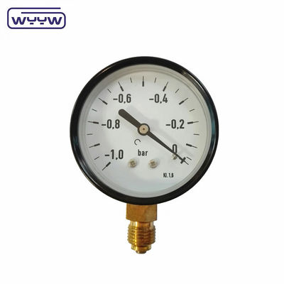 Stahl-Vakuumdruckmessgerät Manometer Bodenhalter WYYW