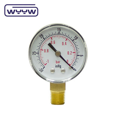 OEM-Negativluftdruckmessgerät Manometer Bourdon-Druckmessgerät