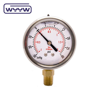 OEM-Negativluftdruckmessgerät Manometer Bourdon-Druckmessgerät