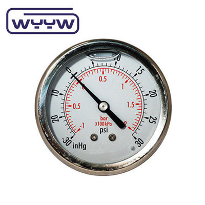 OEM-Negativluftdruckmessgerät Manometer Bourdon-Druckmessgerät