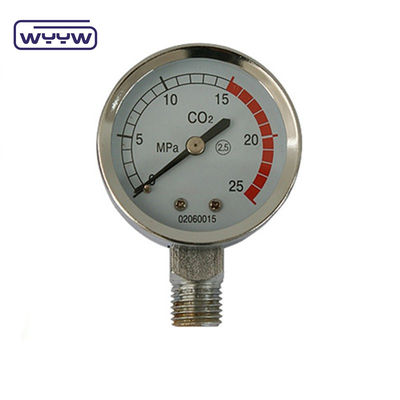 Gewerbliche Druckmessgeräte Druckregler verwenden Erdgas 50mm Manometer Lieferant CO2 Druckmessgerät