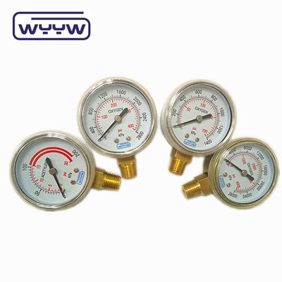 Gewerbliche Druckmessgeräte Druckregler verwenden Erdgas 50mm Manometer Lieferant CO2 Druckmessgerät