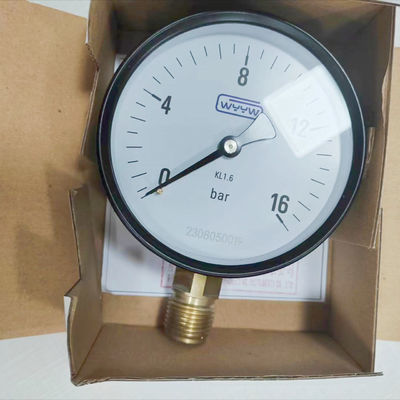 Hersteller Großhändler 100mm 1/2&quot; Bsp Boden 0-16bar kl1.6 billiger Druckmessgerät