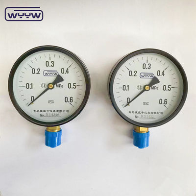 Unterseite 1/2&quot;bsp CE 100mm allgemein OEM verfügbar kalibriertes Druckmessgerät