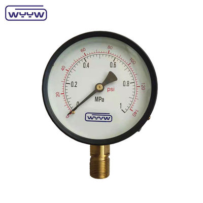 Bourdon-Rohr 100mm 10bar 7bar Luftmaometer G1/2