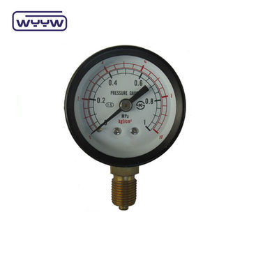 Hochwertiges 50mm, Trockendruckmessgerät Hochschwarzes Stahlgehäuse Hydraulikdruckmessgerät Luftdruckmessgerät