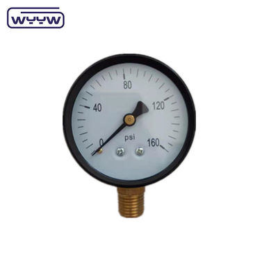 Druckmessgerät für Schwimmbadfilter 2 &quot;Dial, 0-60 Psi, Bodenhalter 1/4&quot; Rohrfaden