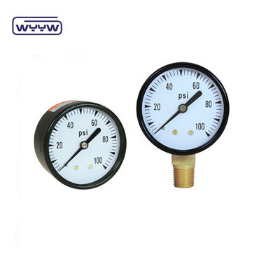Druckmessgerät für Schwimmbadfilter 2 &quot;Dial, 0-60 Psi, Bodenhalter 1/4&quot; Rohrfaden