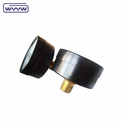 Gute Qualität 2-Zoll-Borbon-Rohr-Typ Zentrum Rückverbindung 1/4&quot;NPT BSP Niedrig 9 Psi Manometer-Druckmessgerät