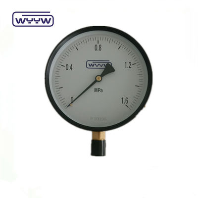 Fabrik Y-150 Erdgasprüfdruckmessgerät Analog 6 Zoll 150mm 0-1MPa 0-150psi Stickstoff Manometer