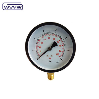 Fabrik Y-150 Erdgasprüfdruckmessgerät Analog 6 Zoll 150mm 0-1MPa 0-150psi Stickstoff Manometer