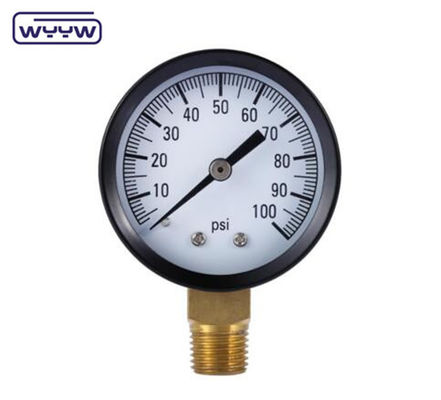 China Werk Manometer Bar Psi 60mm Wasserdruckmessgerät