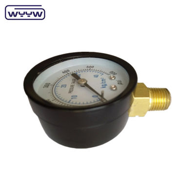 China Werk Manometer Bar Psi 60mm Wasserdruckmessgerät