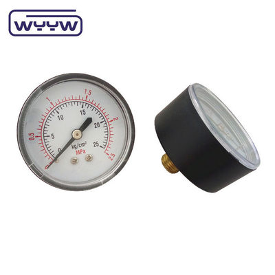 China Druckmessgerät Fabrikpreis 1,5&quot; 40mm 0-3,5bar Plastik-Axialgas-Manometer