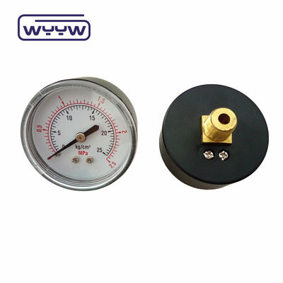 China Druckmessgerät Fabrikpreis 1,5&quot; 40mm 0-3,5bar Plastik-Axialgas-Manometer