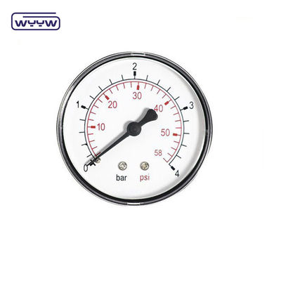 China Druckmessgerät Fabrikpreis 1,5&quot; 40mm 0-3,5bar Plastik-Axialgas-Manometer