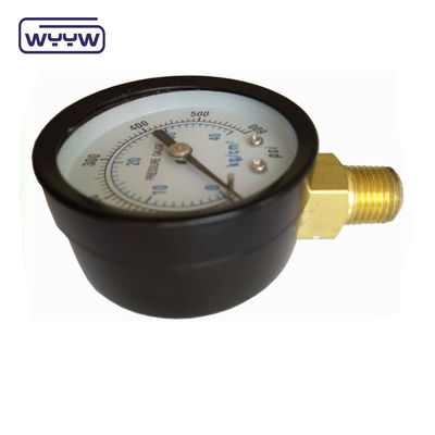 angepasste Rückenverbindung 150 PSI Hot Sale 60mm allgemeines Manometer M12X1,5 Luftdruckmessgerät 10 bar