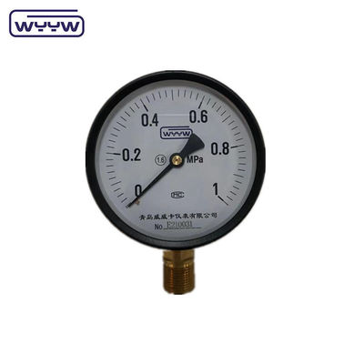 Preis WYYW Fabrik 1MPa 1,6MPa 100mm Druckmessgerät M20X1.5 G1/2" Wassermanometer