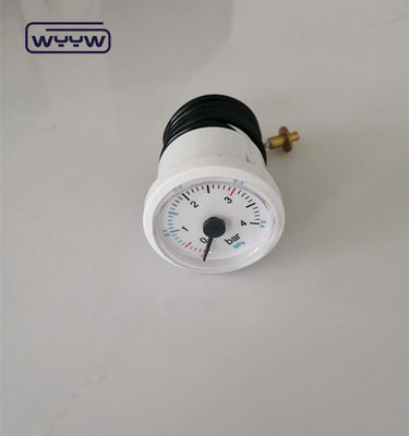 40 mm 0-4bar Wandhang Kessel Druckmessgerät Schwarzes Stahlmaterial
