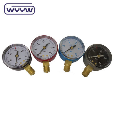 Erdgasdruckmessgerät Manometer 50 mm Farbdruckmessgerät