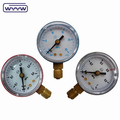 Erdgasdruckmessgerät Manometer 50 mm Farbdruckmessgerät