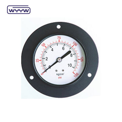 4&quot; Luftmanometer Vorderflansche Druckmessgerät Rückseite