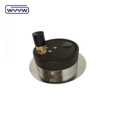 4&quot; Luftmanometer Vorderflansche Druckmessgerät Rückseite