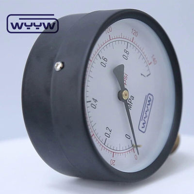 100 mm Wasser allgemeine Handelsdruckmessgerät Manometer Bodenmontage
