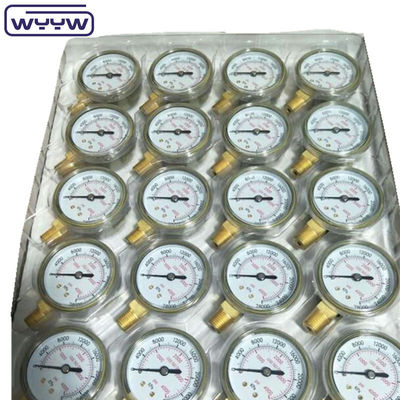 Hohe Qualität mit günstigem Preis CE EN837-1 Wasserluft 1psi (0 - 600 Psi) Npt 1/4 Öl-Wasserdruckmessgerät