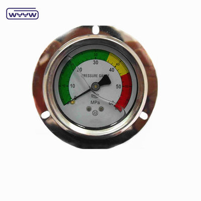 Panel Mount 4&quot; 1/2&quot;NPT oder BSP Bar Psi Doppelskala Flüssigölfüllung PG100-Serie Edelstahldruckmessgerät