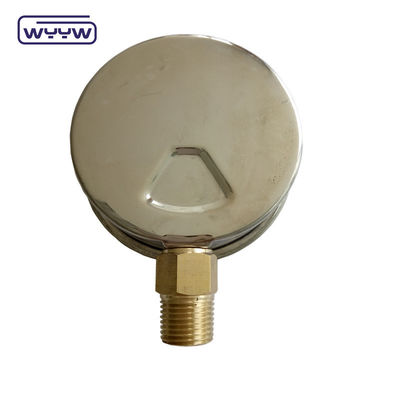 Hydraulische Flüssigglycerin gefüllte Stange 100 mm Boden 3/8&quot;BSP 1/2&quot;G Druckmessgeräte EN837-1