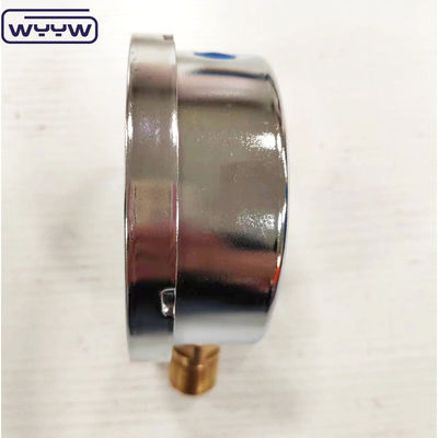 Neues Produkt Bajonett Chromgehäuse 1/2&quot; Bsp Radial Eingang Bar psi 4&quot; Glycerin gefüllt Druckmessgerät Manometer