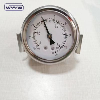 U-Klemm-Klasse 1,6% 2,5-Zoll-Anti-Vibrations-Druckmanometer