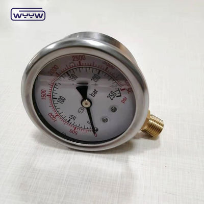 Flüssigkeitsdruckmessgerät Qingdao Ningbo Export 0-350 bar Manometer