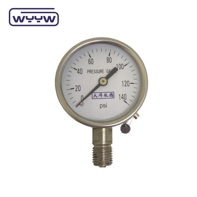 2.5&quot; ss Radialanschluss mit Flüssigkeitsdruckmessgerät