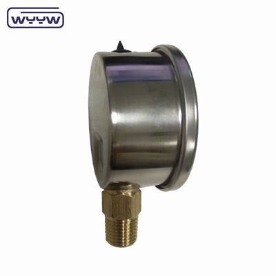 Zurückverbindung Druckmessgerät Manometer Stoßbeständig 60 mm