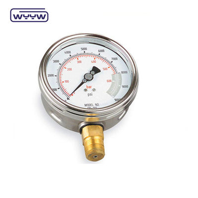 Flüssigkeitsdruckmessgerät Qingdao Export 0-350 bar Manometer
