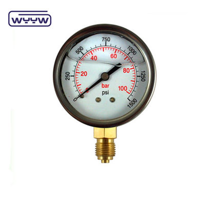 Hydraulisches Druckmessgerät 60 mm für Glycerin