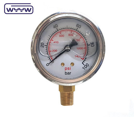 63 mm 0-10bar 150 Psi Druckmessgerät Manometer für Bagger