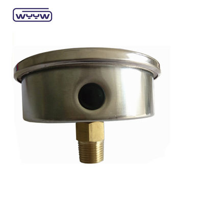 100 mm axiales Öl-Antivibrationsdruckmanometer