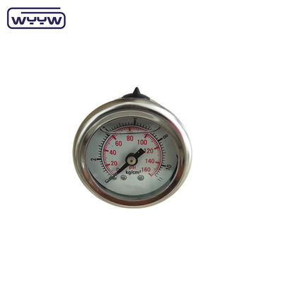 Zurückmontierte Flüssigkeit 1,5&quot; 40mm Hydraulikdruckmessgerät für Hydraulikgeräte